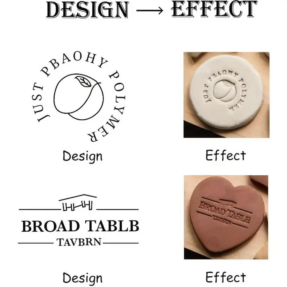 Custom Pottery Stamp for Clay  - Soap Stamp Custom 评论和价格