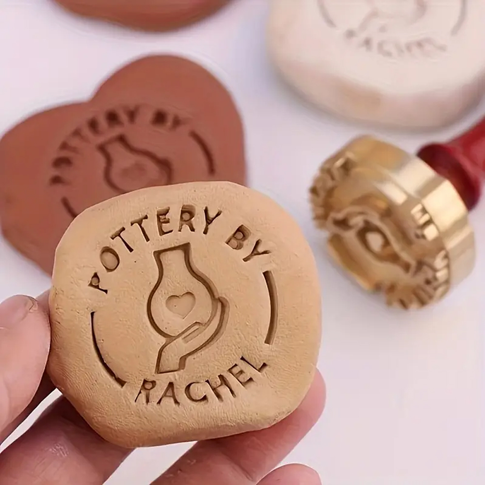 Custom Pottery Stamp for Clay  - Soap Stamp Custom 评论和价格