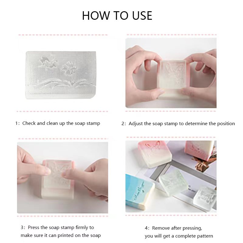 100% NATURAL SOAP  Letter flow - Soap Stamp Custom 评论和价格