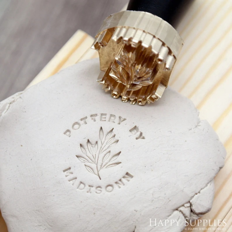 DIY Custom Pottery Stamp for C - Soap Stamp Custom 评论和价格